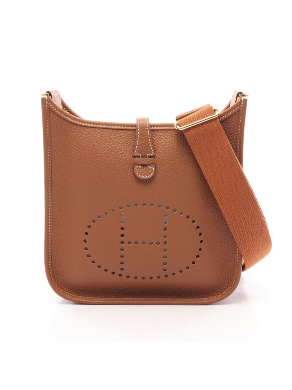 Hermes Shoulder Bag Evelyne 23 Gold